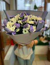 Букет цветов из:  Хризантемы #REPLACE_PRED# Белозерском